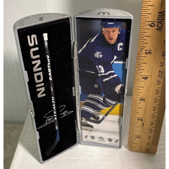 Mats Sundin McDonalds NHL Star Sticks Hockey Metal Case Toronto Maple Leaf 06-07 - Picture 8 of 9